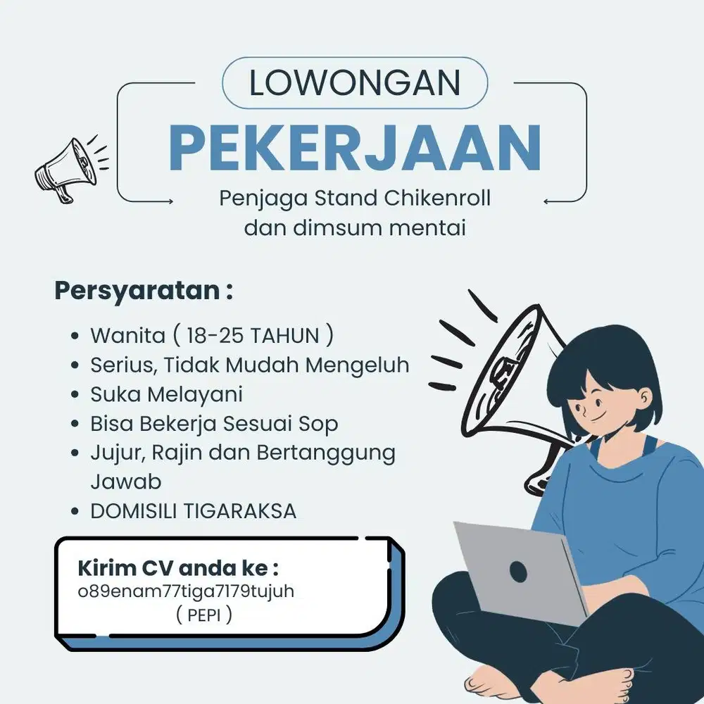 lowongan kerja jaga stand
