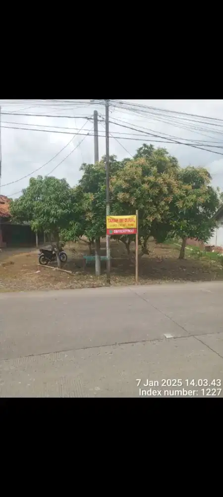 DIJUAL CEPAT Tanah pinggir jalan raya Wadas Cilamaya Karawang