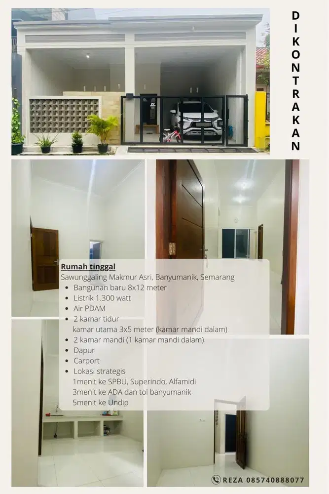 Rumah kontrakan siap huni