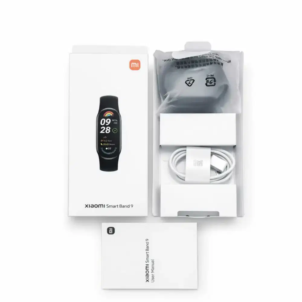 Xiaomi Smartband 9 mi band fullset mulus garansi resmi