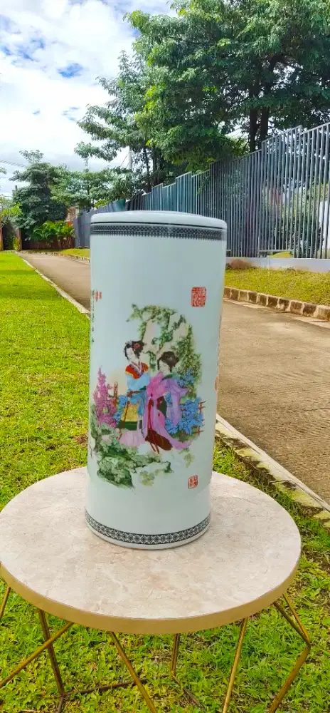 Guci Keramik Cina Ori Peninggalan Dinasti  QING (Kaisar QIANLONG)