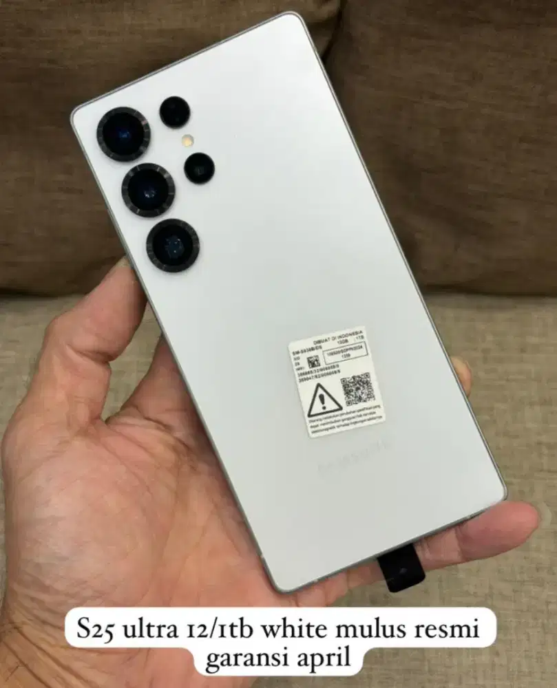 Samsung Galaxy S25 Ultra 12GB+1TB 1 Tera White LIKENEW SEIN April 2026