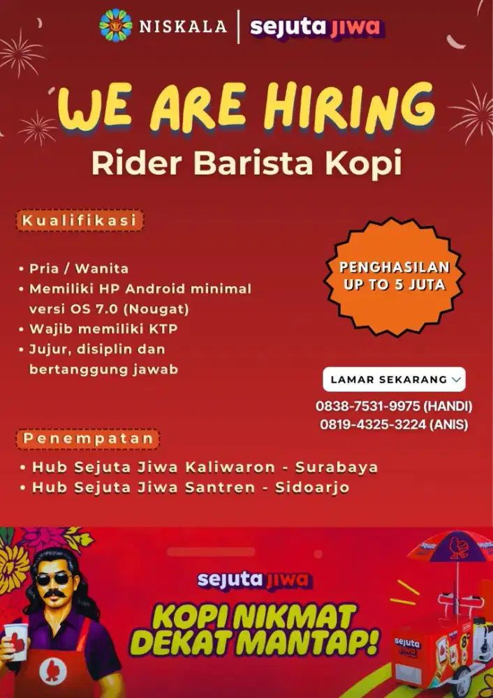 Rider Barista Kopi