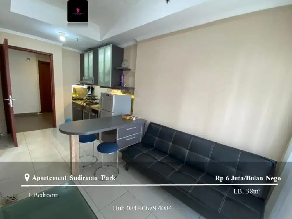 Disewakan Apartement Sudirman Park High Floor 1BR Full Furnished