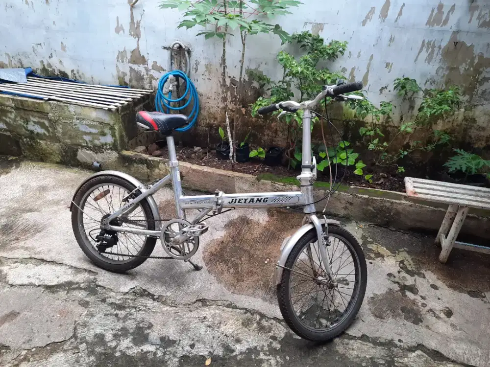 Sepeda lipat lawas alloy ting20