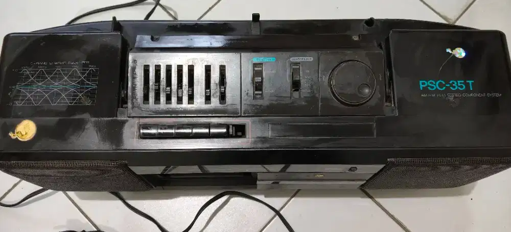 Tape Radio Polytron Bombox model lawas