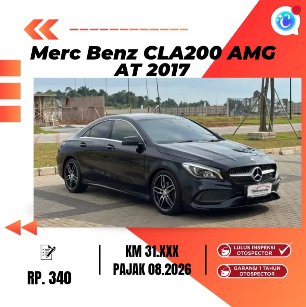 Merc Benz CLA200 AMG 2017 KM 31RB