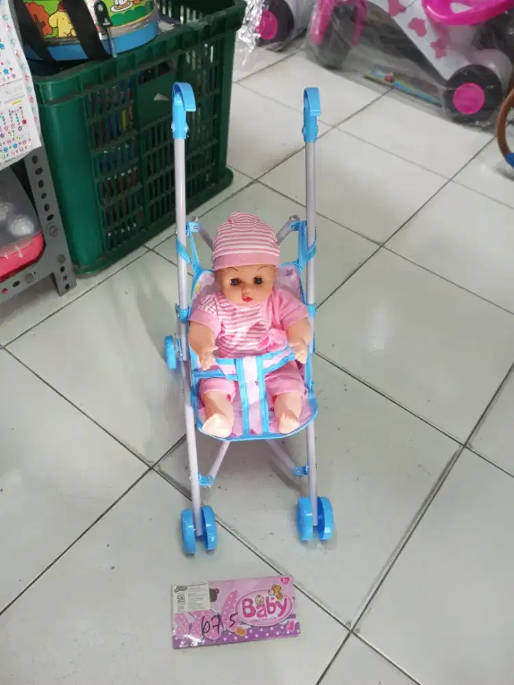 Mainan Anak Stroller Boneka