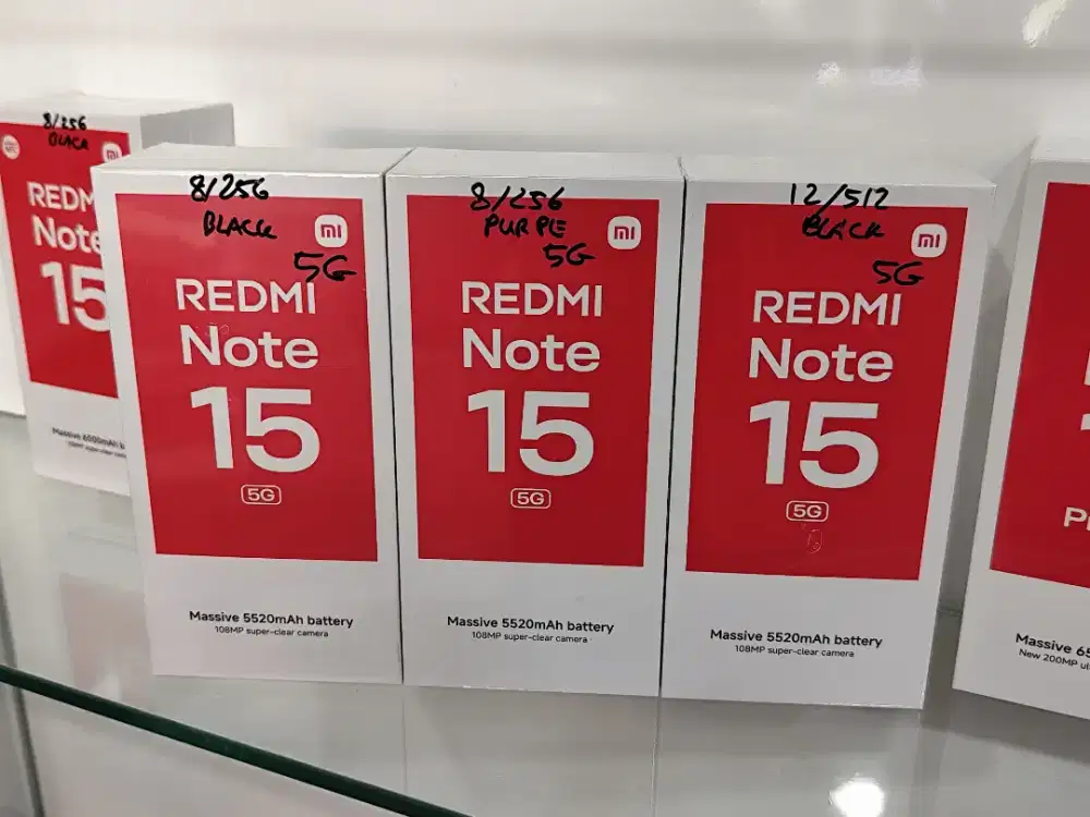 Redmi Note 15 5G New,FREE TUMBLER,Garansi Resmi,Bisa COD