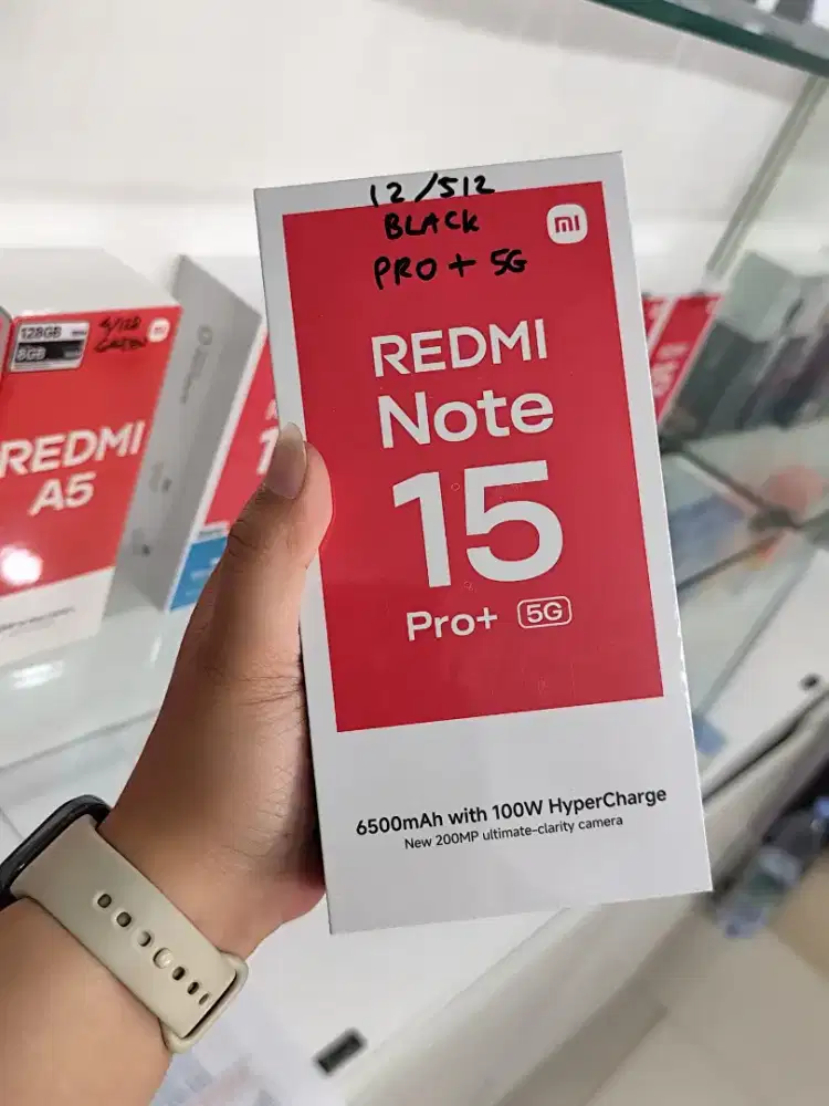 Redmi Note 15 PRO+ 5G New,FREE TUMBLER,Garansi Resmi,Bisa COD