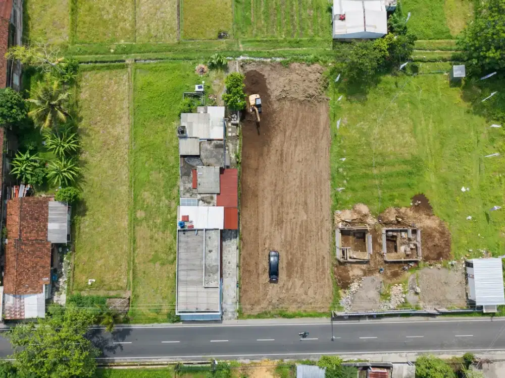 Dekat Hotel HYATT, Tanah Jogja Untuk Villa/Kos SHM di Jl. Raya Pandowoharjo Palagan