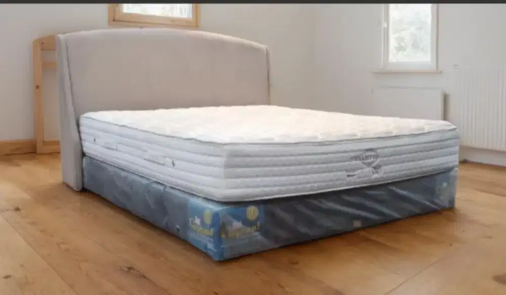 Springbed King Koil Allister set sandaran ori uk 180