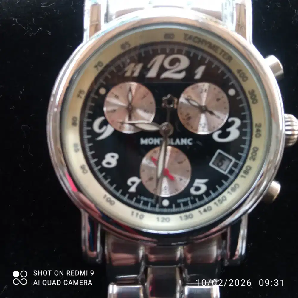 Jam tangan jadul merk Mount Blanc Automatic