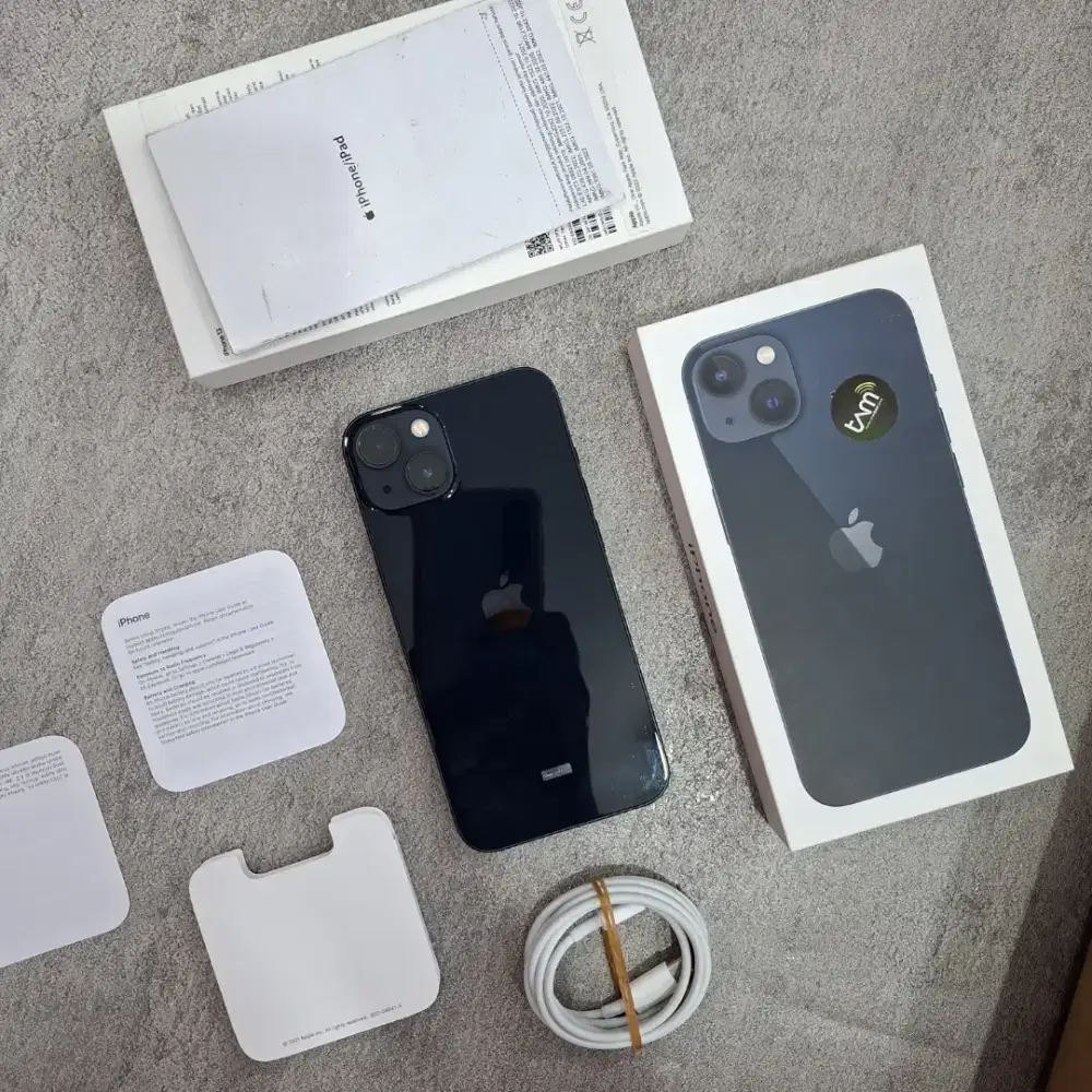 iPhone 13 128 iBox BH 86% Fulset mulus Pemakaian