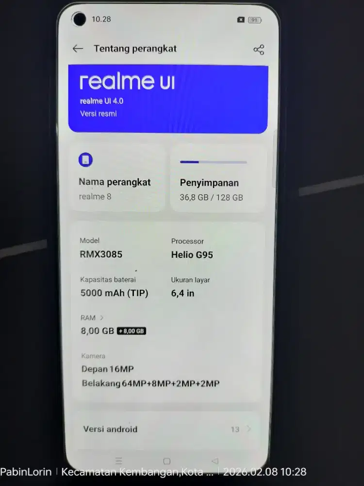 Realme 8 4G NFC