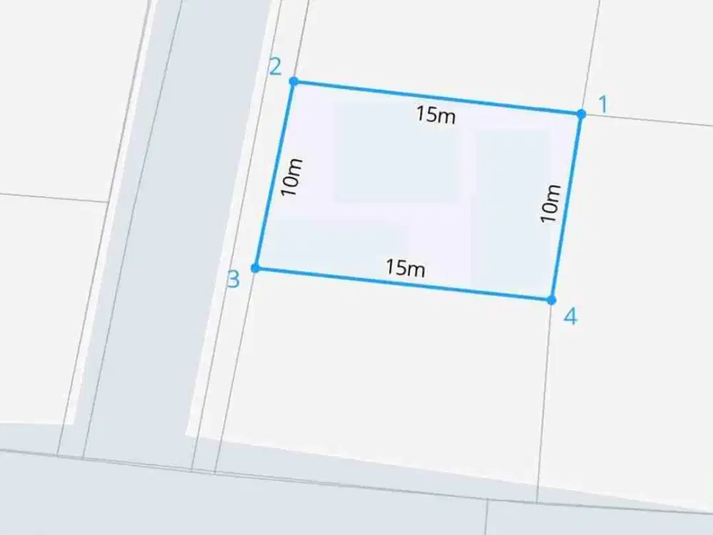 Jual Tanah Luas 1.5are/150m² Jl Kesambi kerobokan area investasi Komersil yg strategis.