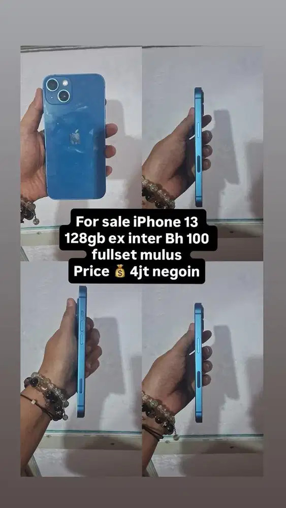 For sale iphone 13 128 ex inter fullset