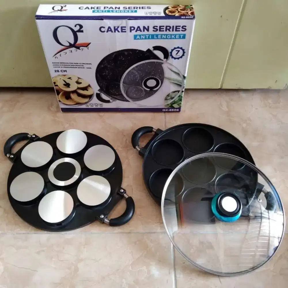 Cake Pan/ Cetakan Kue 7 Datar Q2-8506