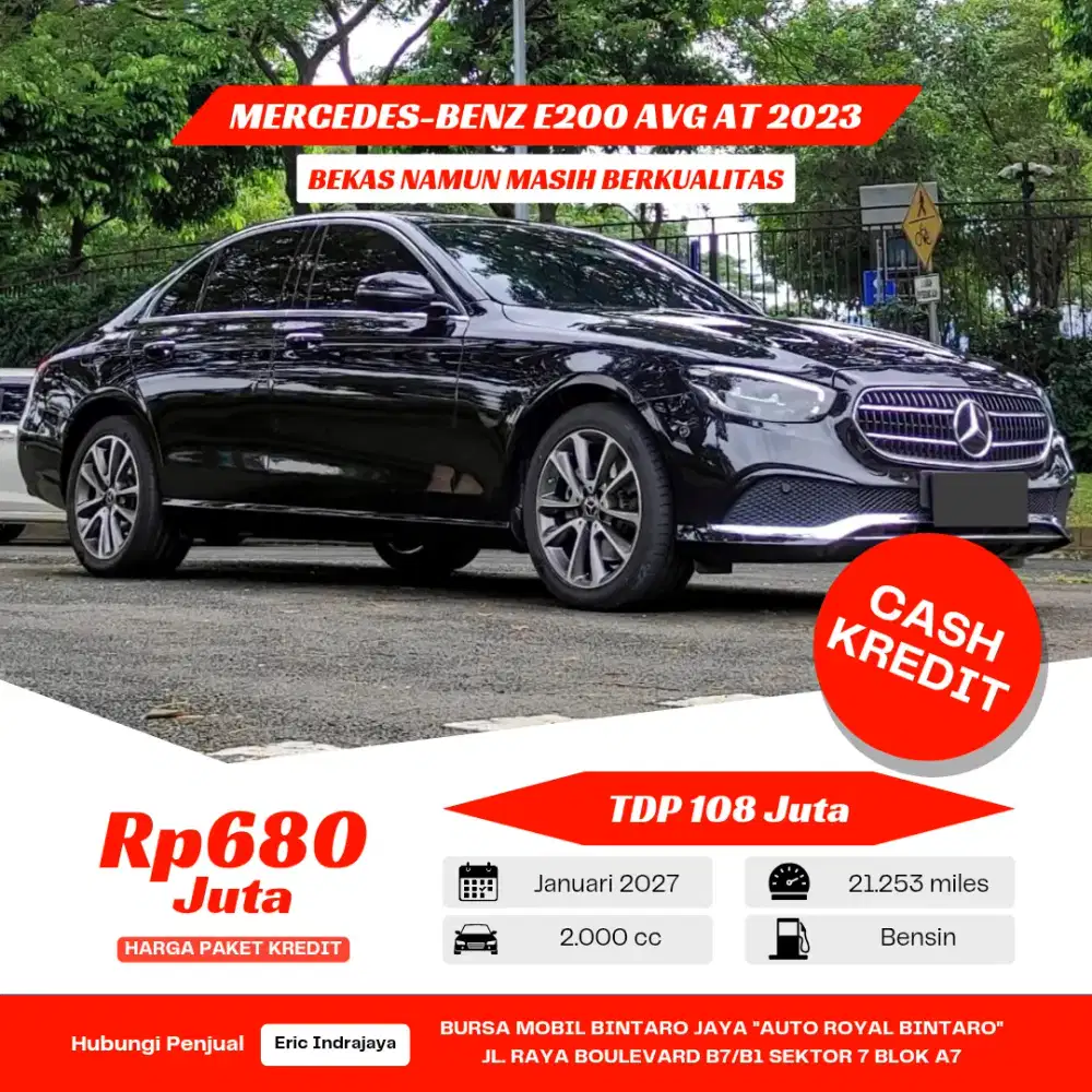 Mercedes-Benz E200 Avantgarde 2.0 AT 2023