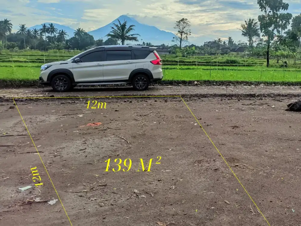 1 Unit Terahir, Tanah Pingir Sawah Dekat Jogja Kota Akses Mudah