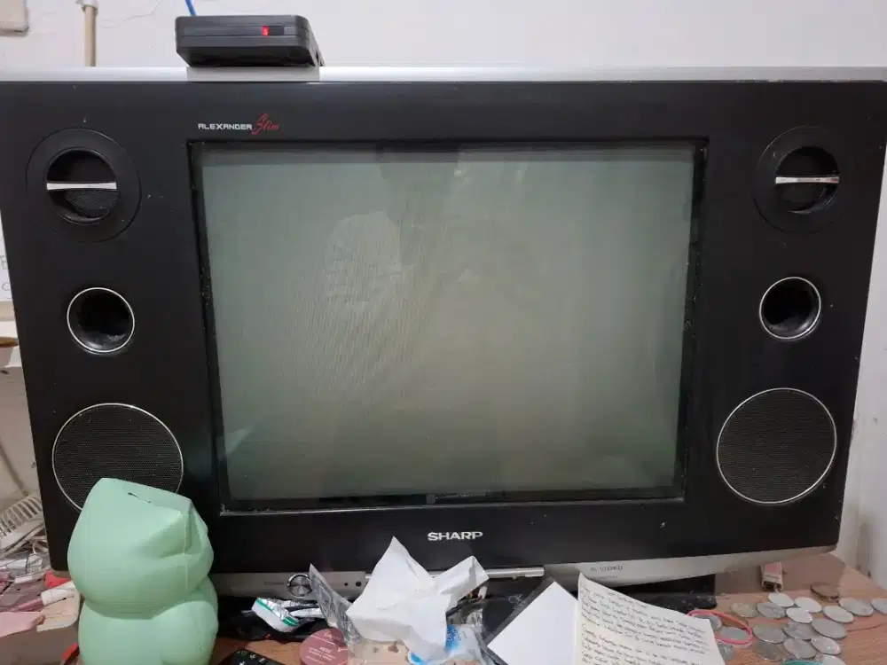 jual cepat tv tabung 21 inc merk sharp