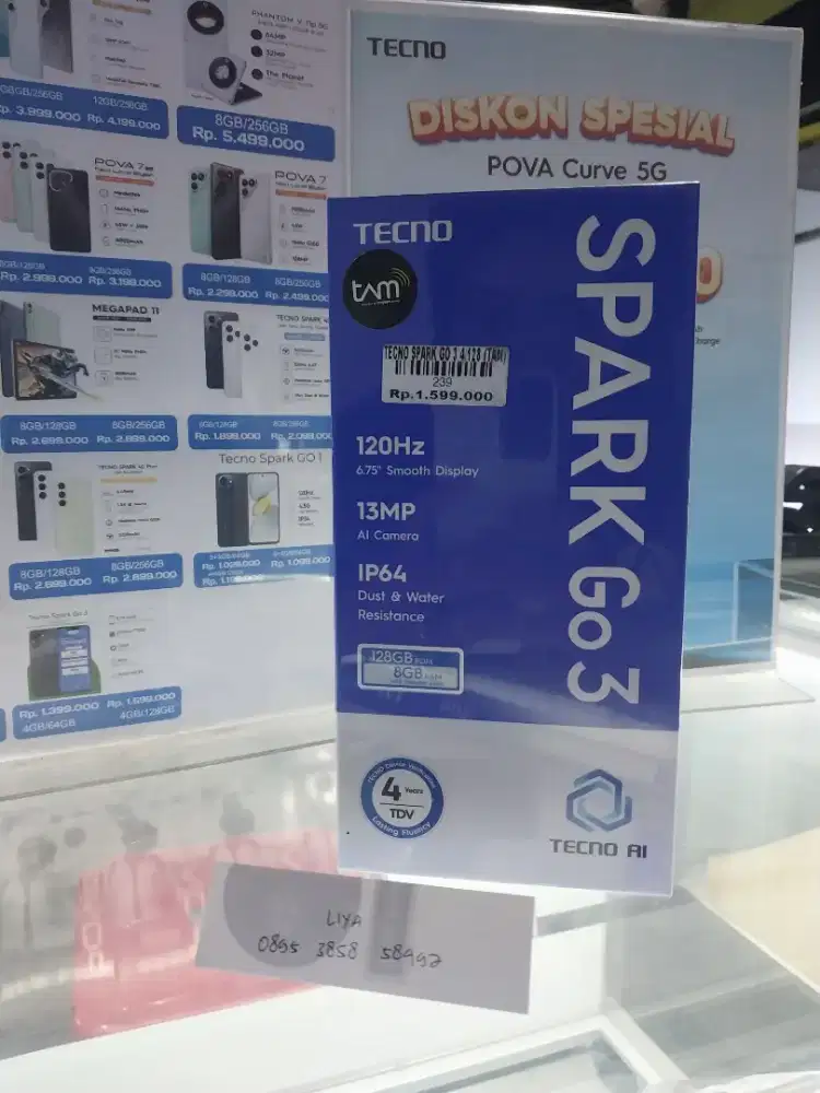 TECNO SPARK GO 3 4/128 | ATLANTIS DAHSYAT