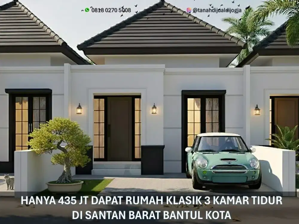 Dijual Rumah Klasik dekat Kopi Puncak Rindu di Santan Guwosari Proses Bangun