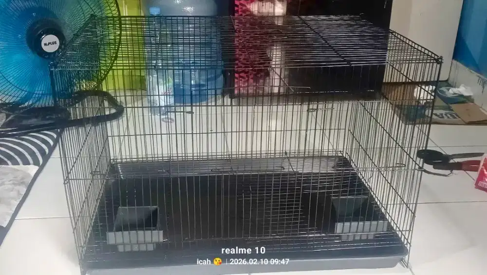 Kandang besi kotak baru 60 x 40