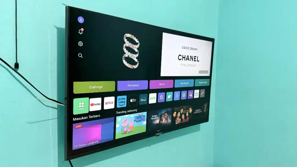 SMART TV 43 LG UHD AI THINQ 43UR75