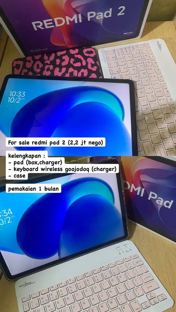 REDMI PAD 2 (1 BULAN PEMAKAIAN)