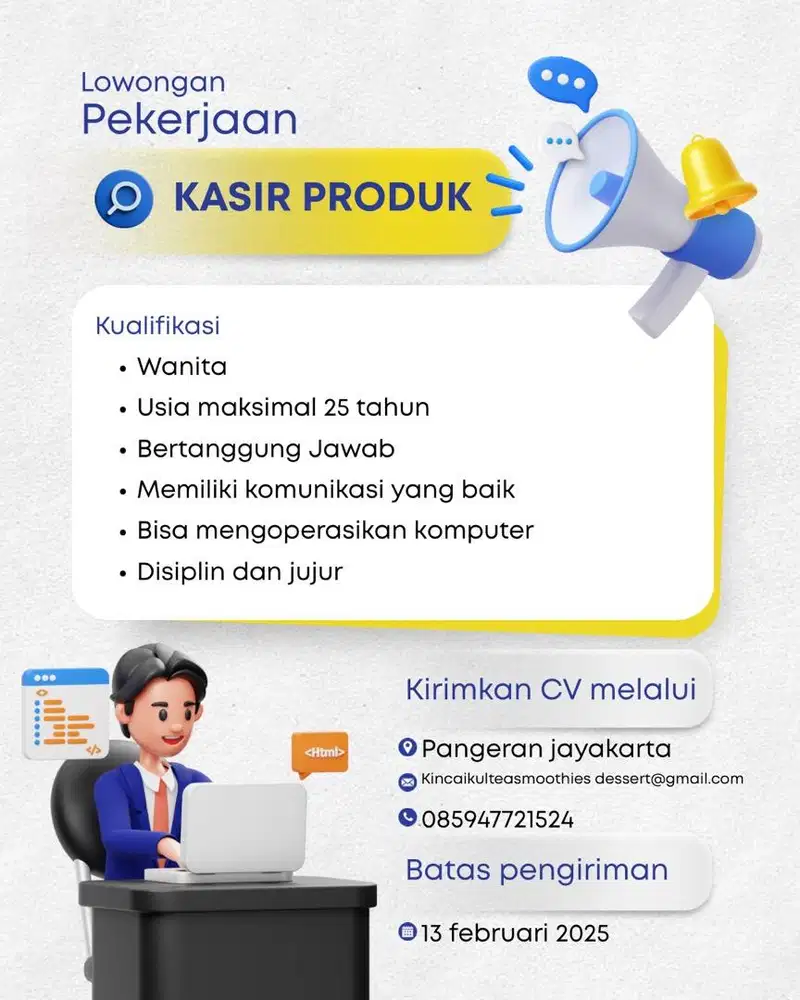 Kasir dan produk