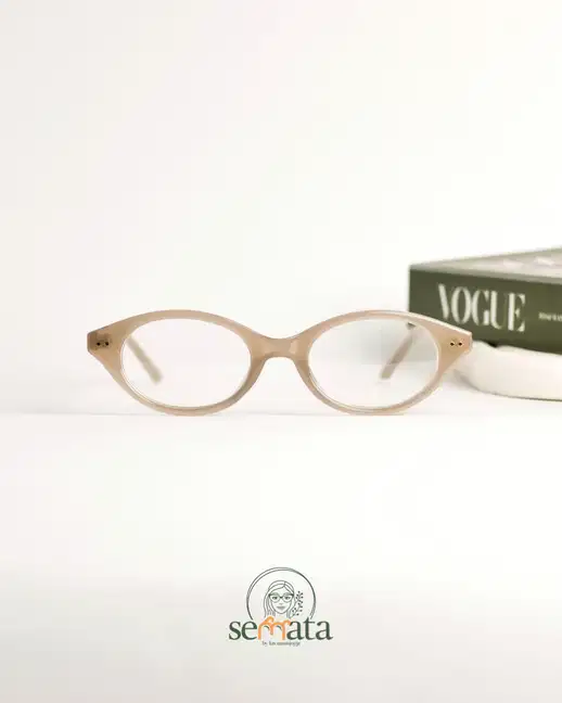 Semata Eyewear - Kacamata Oval Imut Lucu - Nalika 01