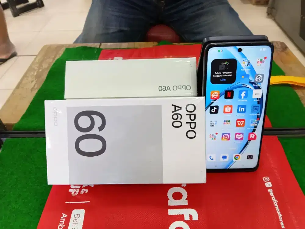 OPPO A60 Ram 8/256 gb mulus no minus lengkap normal