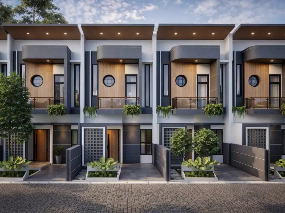 Perumahan syariah dengan konsep Japandis di main road cihanjuang bisa di cicil flat 10 tahun ke developerr