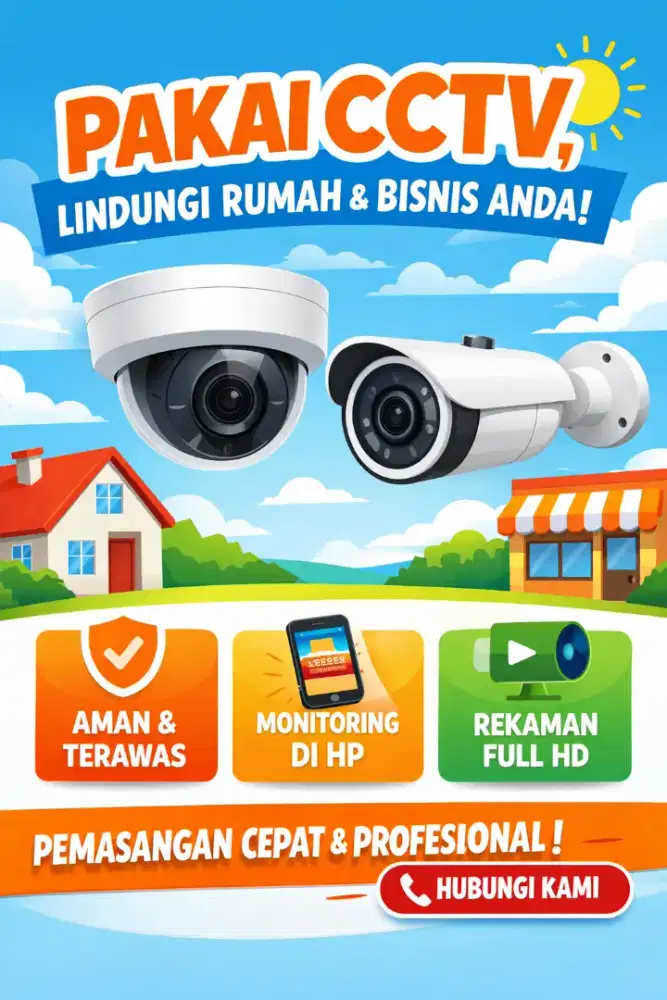 PAKET CCTV TERMURAH GRATIS PEMASANGAN