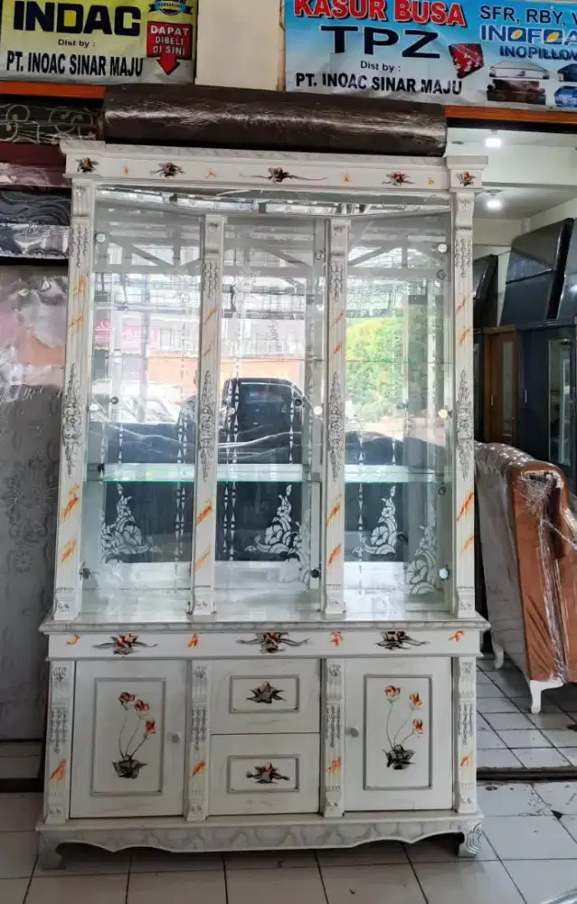 PROMO CICILAN LEMARI KACA