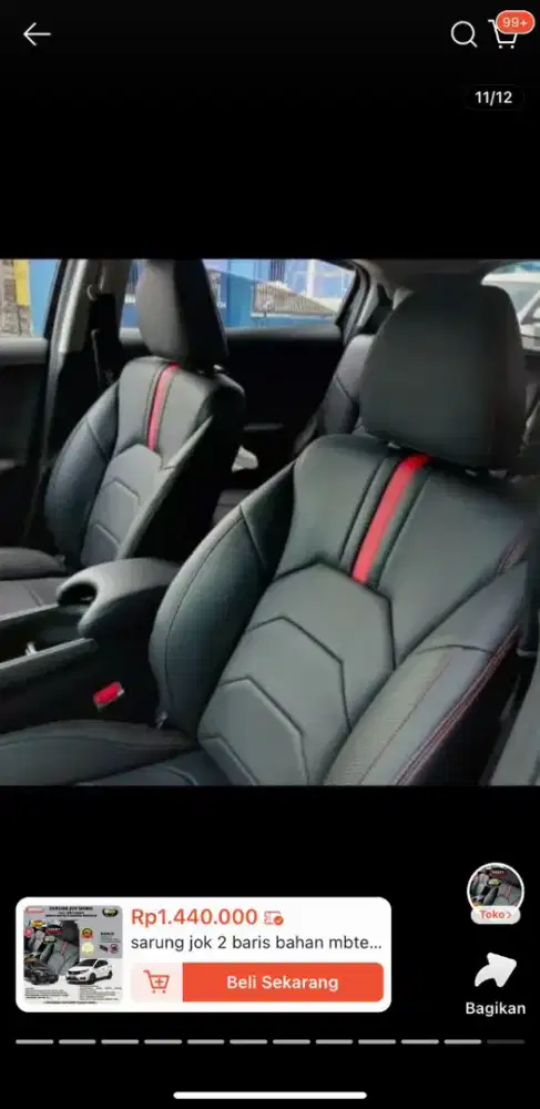 Sarung Jok Mobil Avanza/Xenia/Pajero/Rush/Terios/Fortuner dll