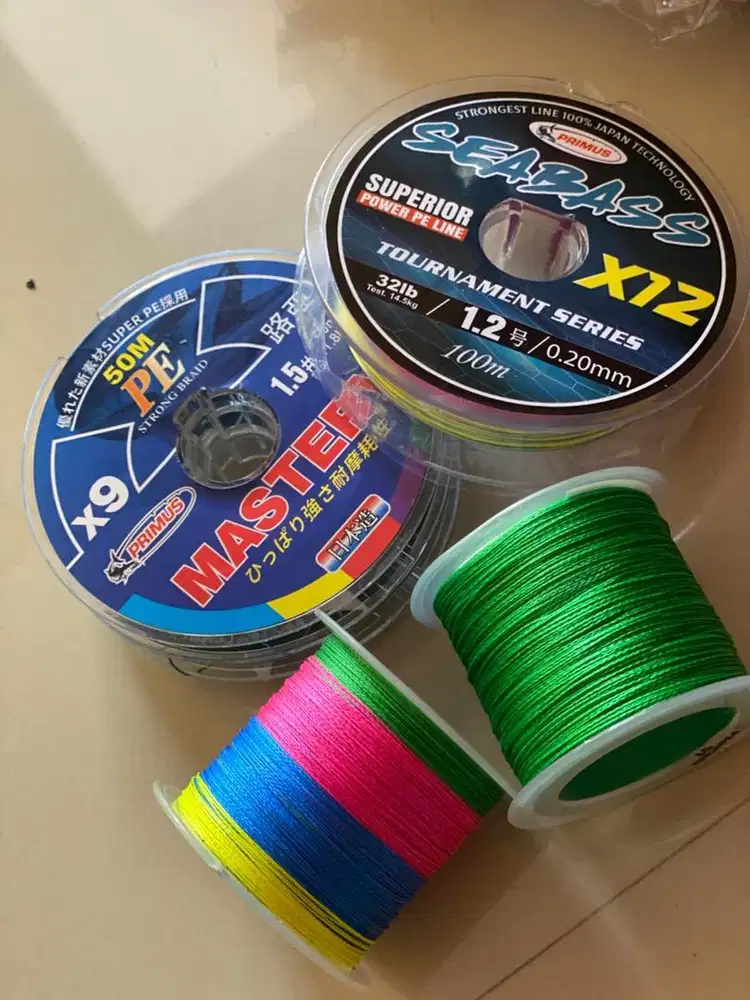 Benang PE Senar Pancing 50Meter 100Mter 150Mter 300Meter