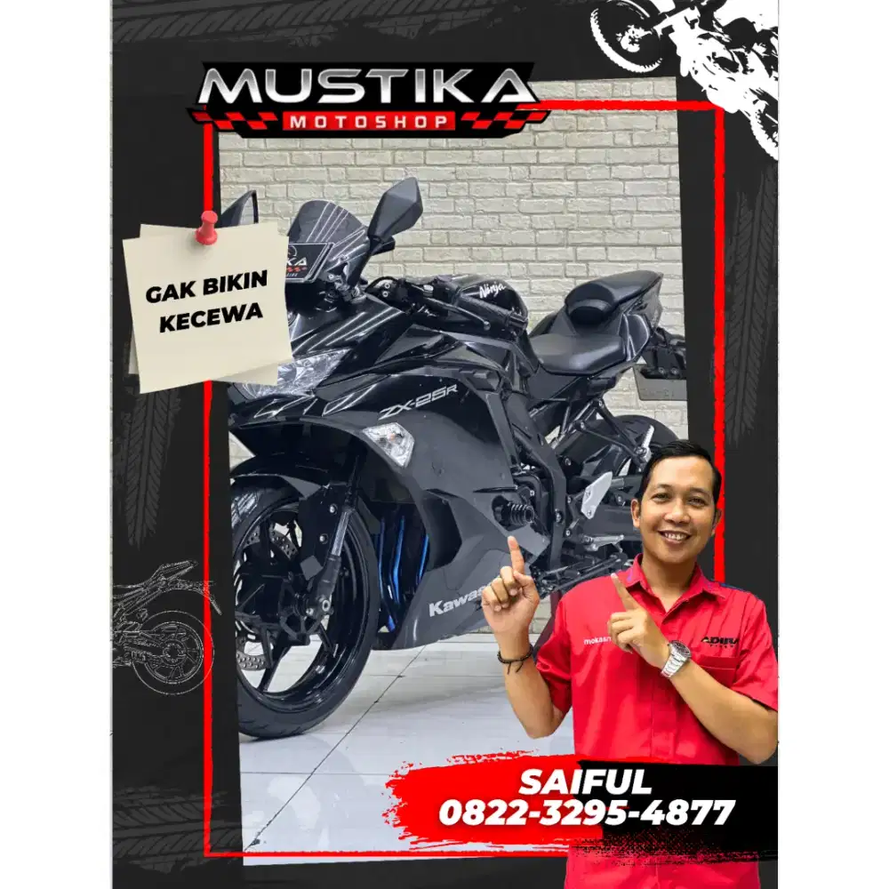 Odo 7rb Istimewa!!Kawasaki ZX25R 2021 N Asli Black Muls-Mustika Saiful