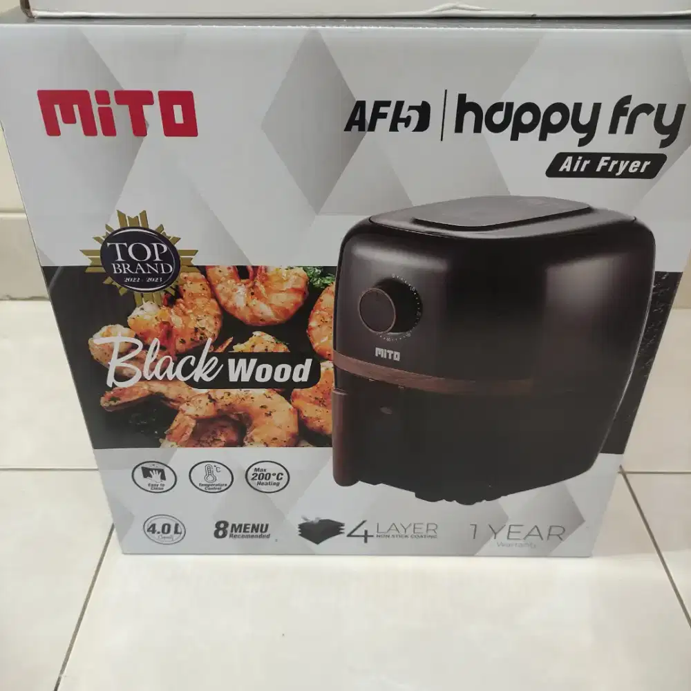 Air Fryer MITO AF5 4 Liter (Kondisi Baru, Barang Hadiah)