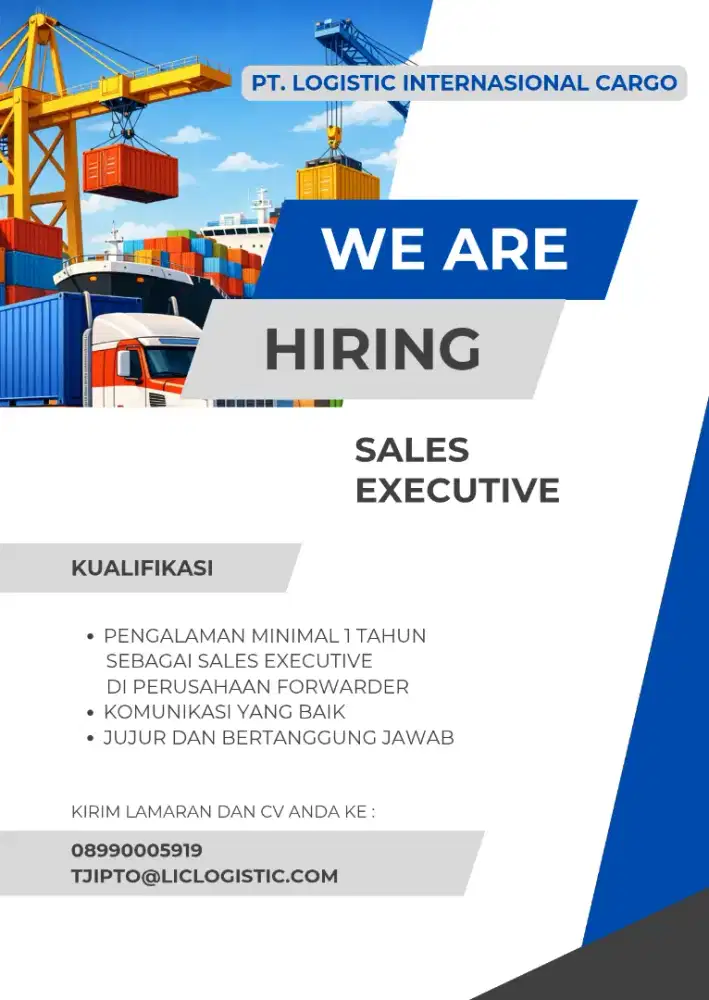 LOKER EXECUTIVE SALES FORWARDER SEMARANG