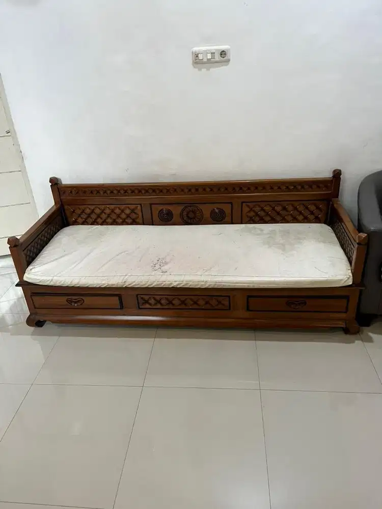 Jual kursi jati santai / bale bale / kursi ruang tamu