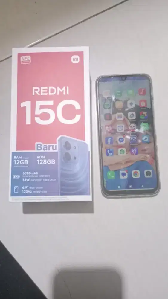 Redmi 15C ram 6+6/128