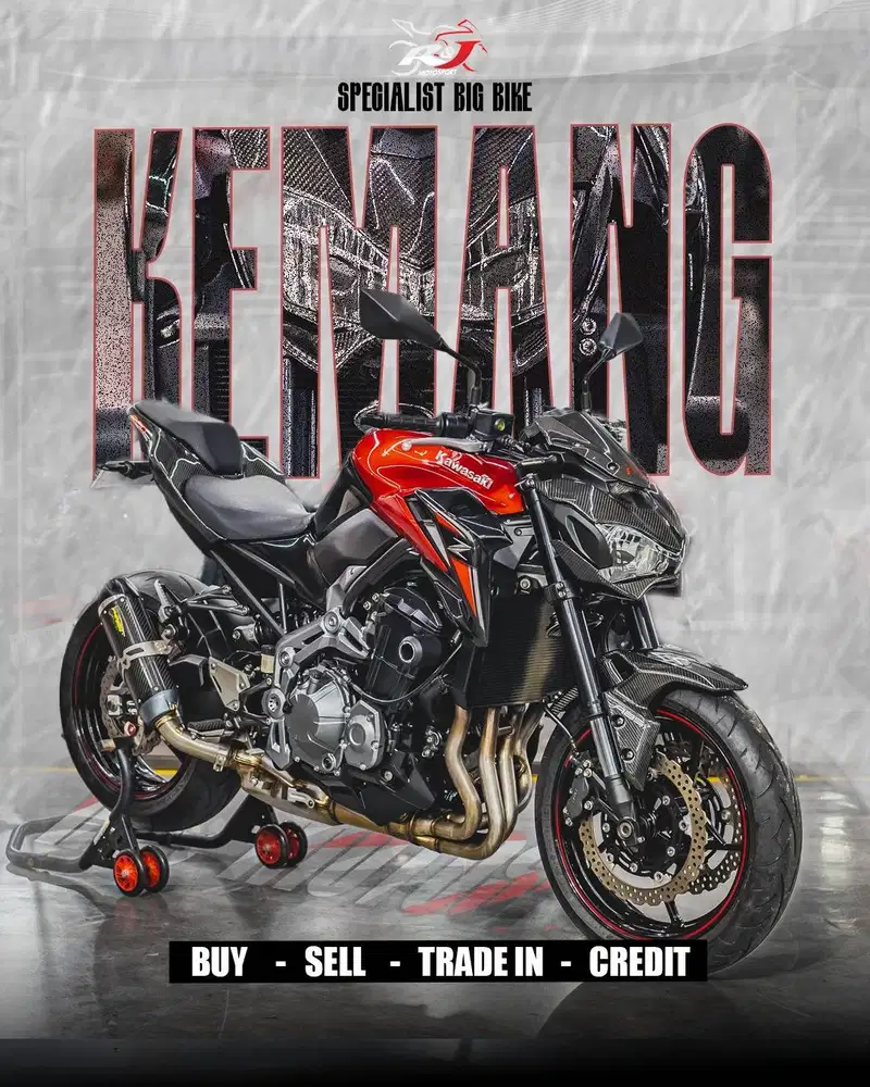 (STNK&BPKB) Kawasaki Z900 Z 900 Nik 2017 Knalpot Two brother Odo 4.000