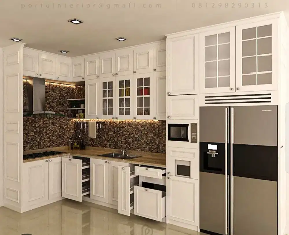 Jasa cleaning kitchen set