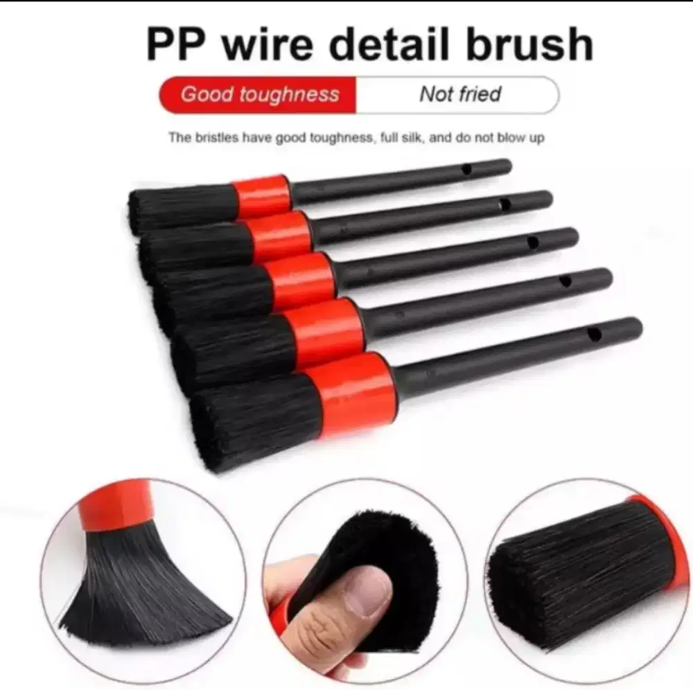 5 In 1 Kuas Sikat Pembersih Multifungsi Interior/Eksterior Mobil