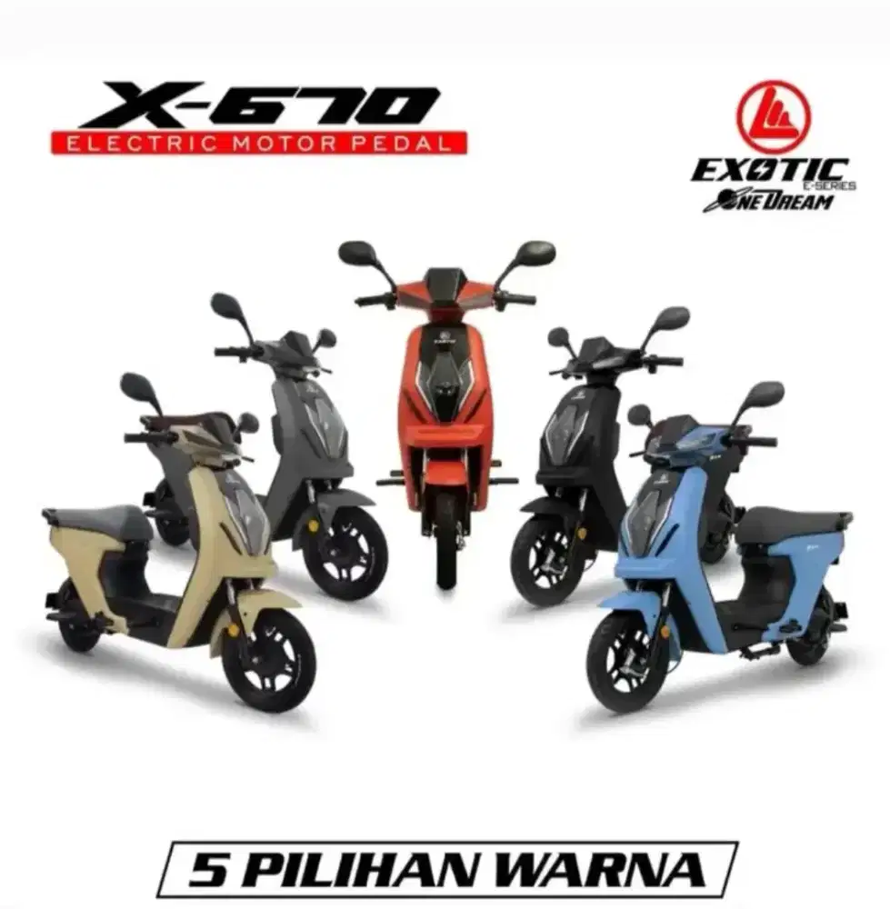 Sepeda Listrik Exotic X-670