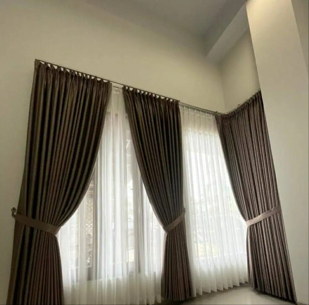 Grosir Tirai Gorden Jendela Gordyn Mewah Hordeng Model Terbaru Murah