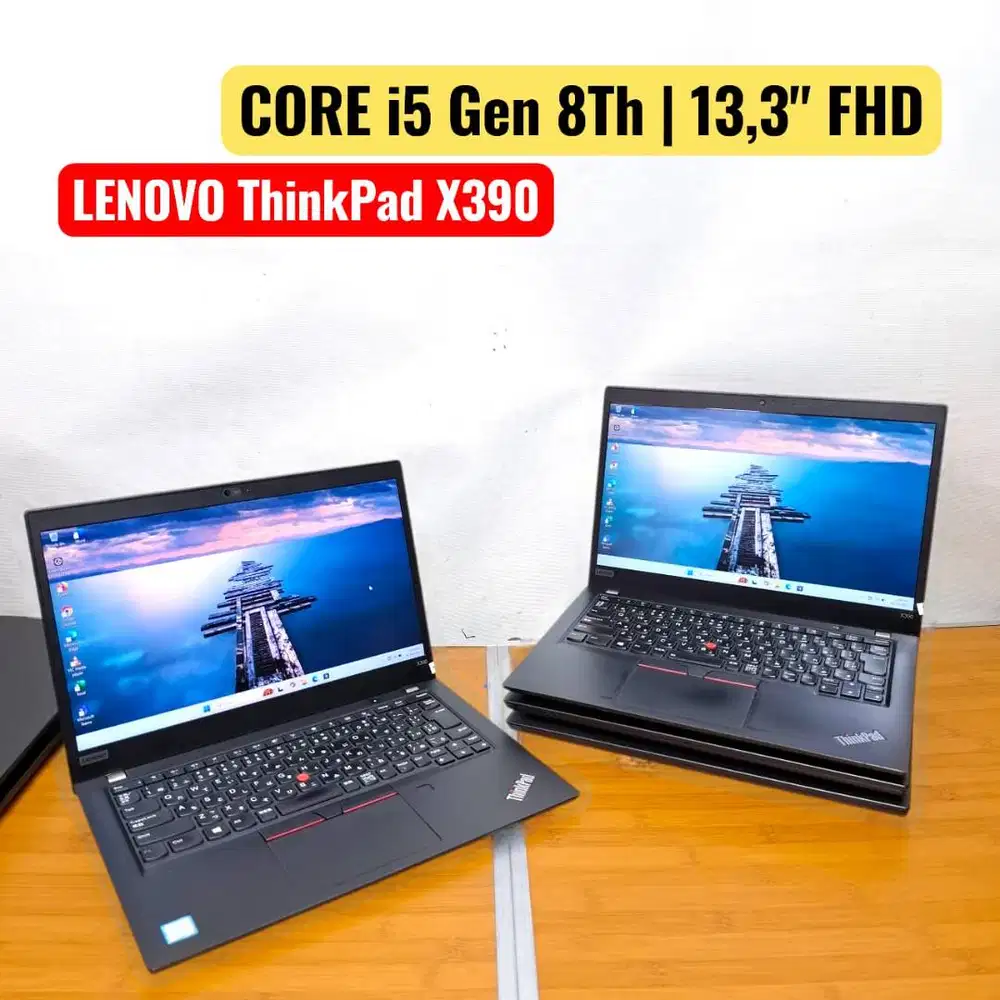 LAPTOP LENOVO THINKPAD X390 CORE i5 Gen 8 RAM 16G DDR4