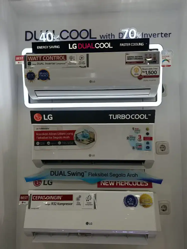 Kredit AC menggunakan home credit promo gratis 1x cicilan